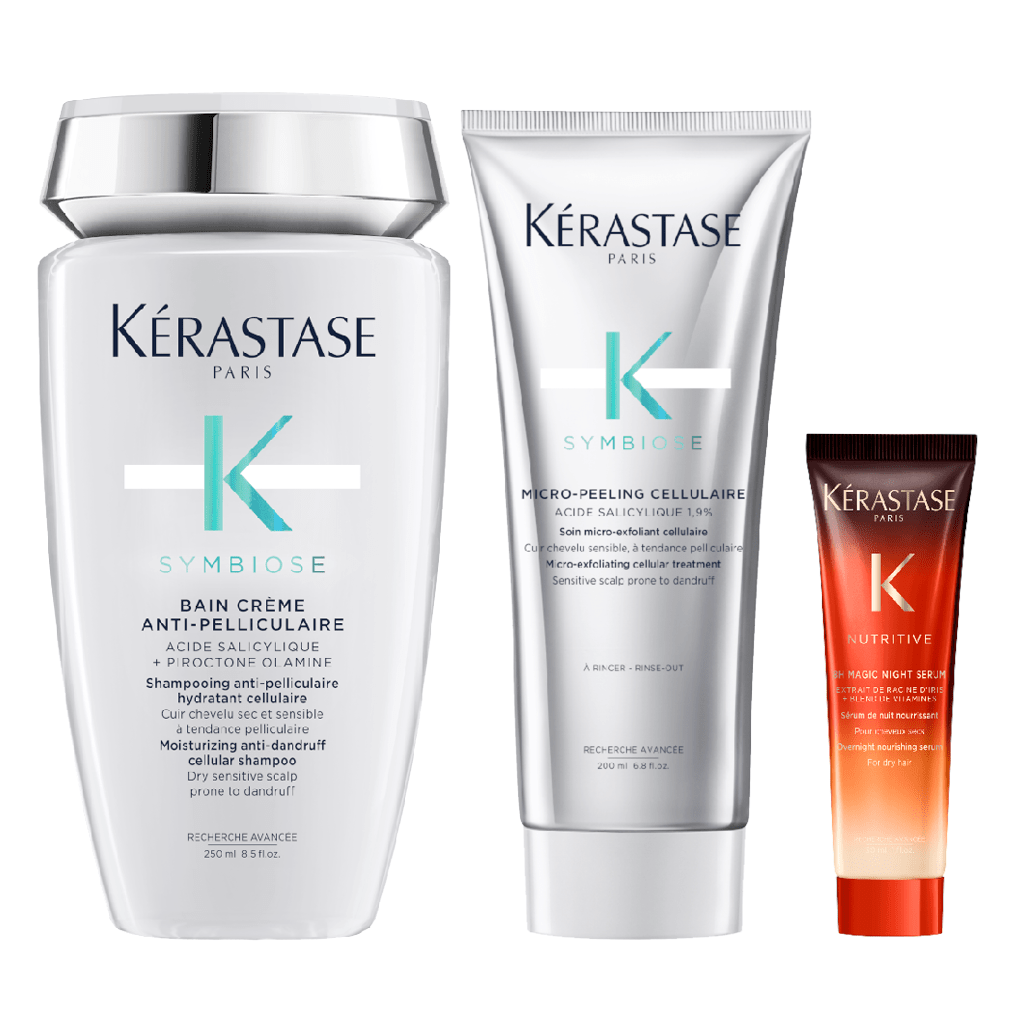 Exclusive Kérastase Symbiose Shampoo + Peel Bundle