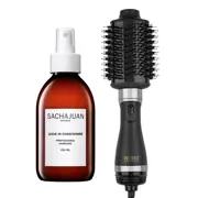 Hot Tools Black Gold Volumiser + Sachajuan Leave In Conditioner 250ml Bundle by Adore Beauty