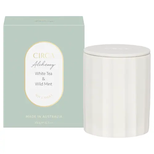 CIRCA Alchemy WHITE TEA & WILD MINT Candle 350g