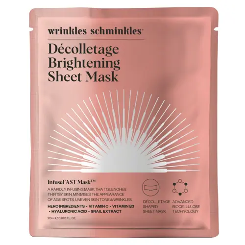 Wrinkles Schminkles InfuseFAST Decolletage Sheet Mask - 5 Pack