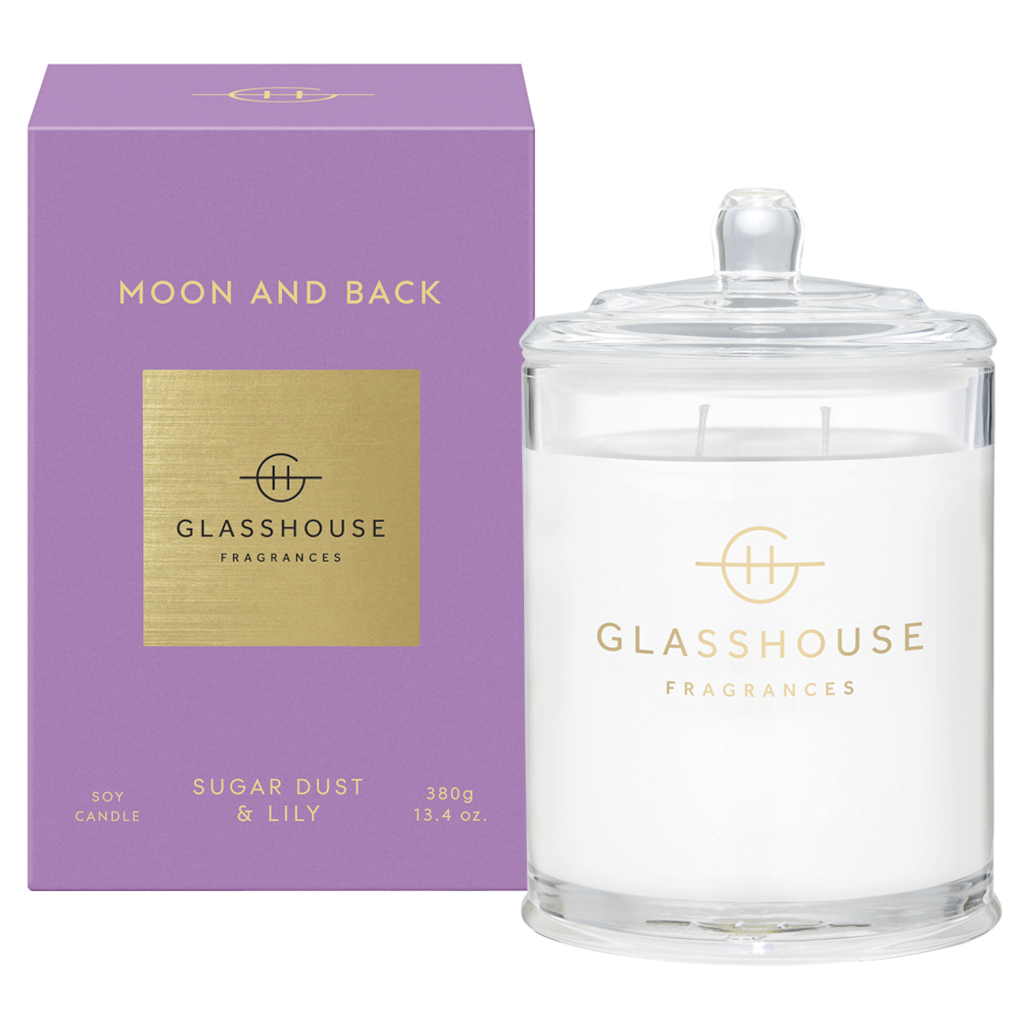 Glasshouse Fragrances Moon and Back 380g Soy Candle
