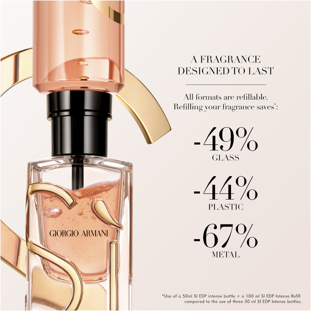 Giorgio Armani Si Eau De Parfum Intense 100Ml Refill