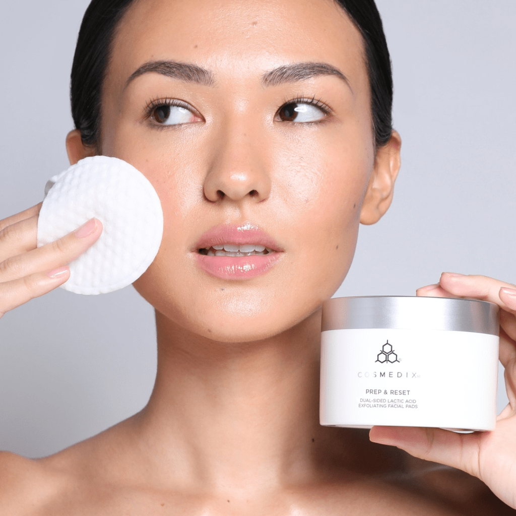 Cosmedix Dualsided Lactic Acid Exfoliating Facial Pads