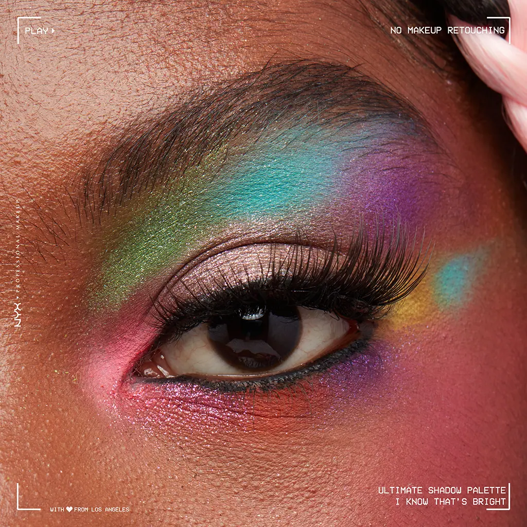 NYX Professional Makeup Ultimate Shadow Palette - I Know That's Bright