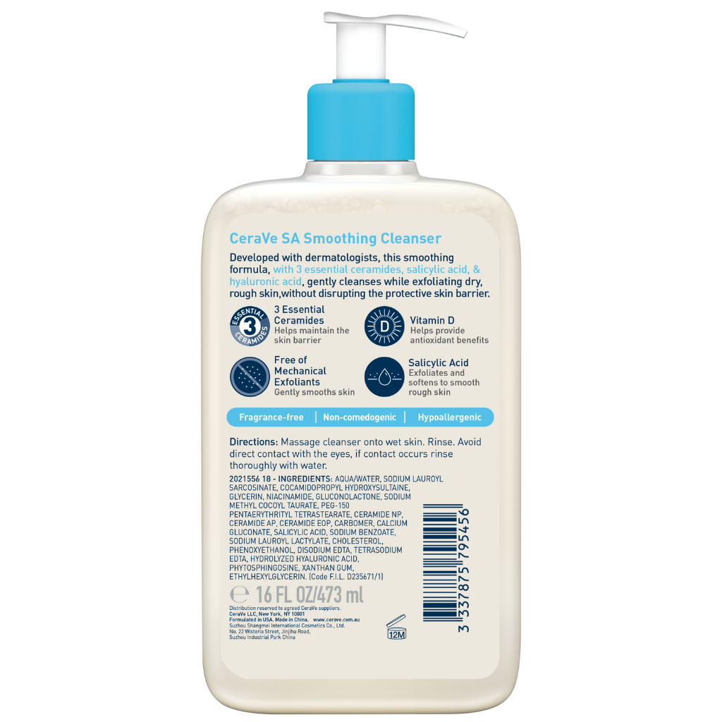 CeraVe SA Smoothing Cleanser 473ml