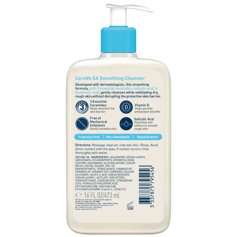 CeraVe SA Smoothing Cleanser 473ml