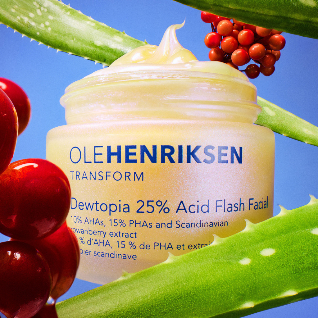 Ole Henriksen Dewtopia 25% AHA + PHA Flash Facial Exfoliating Face Mask 50ml