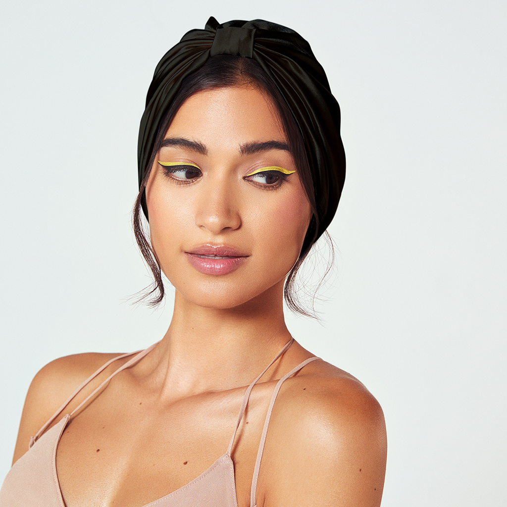 Silke London Mulberry Silk Hair Turban Silke London Eva Black Hair