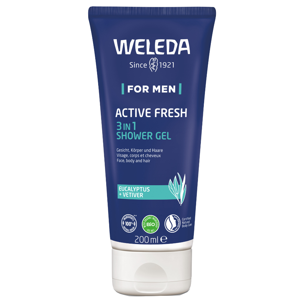 Weleda Men Active Fresh Shower Gel, 200ml