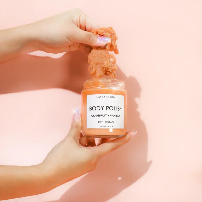SALT BY HENDRIX Grapefruit + Vanilla Body Polish