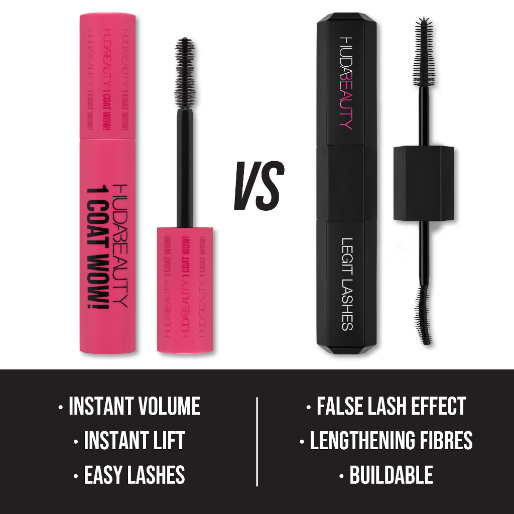 Huda Beauty One Coat Wow! All in One Mascara Adore Beauty