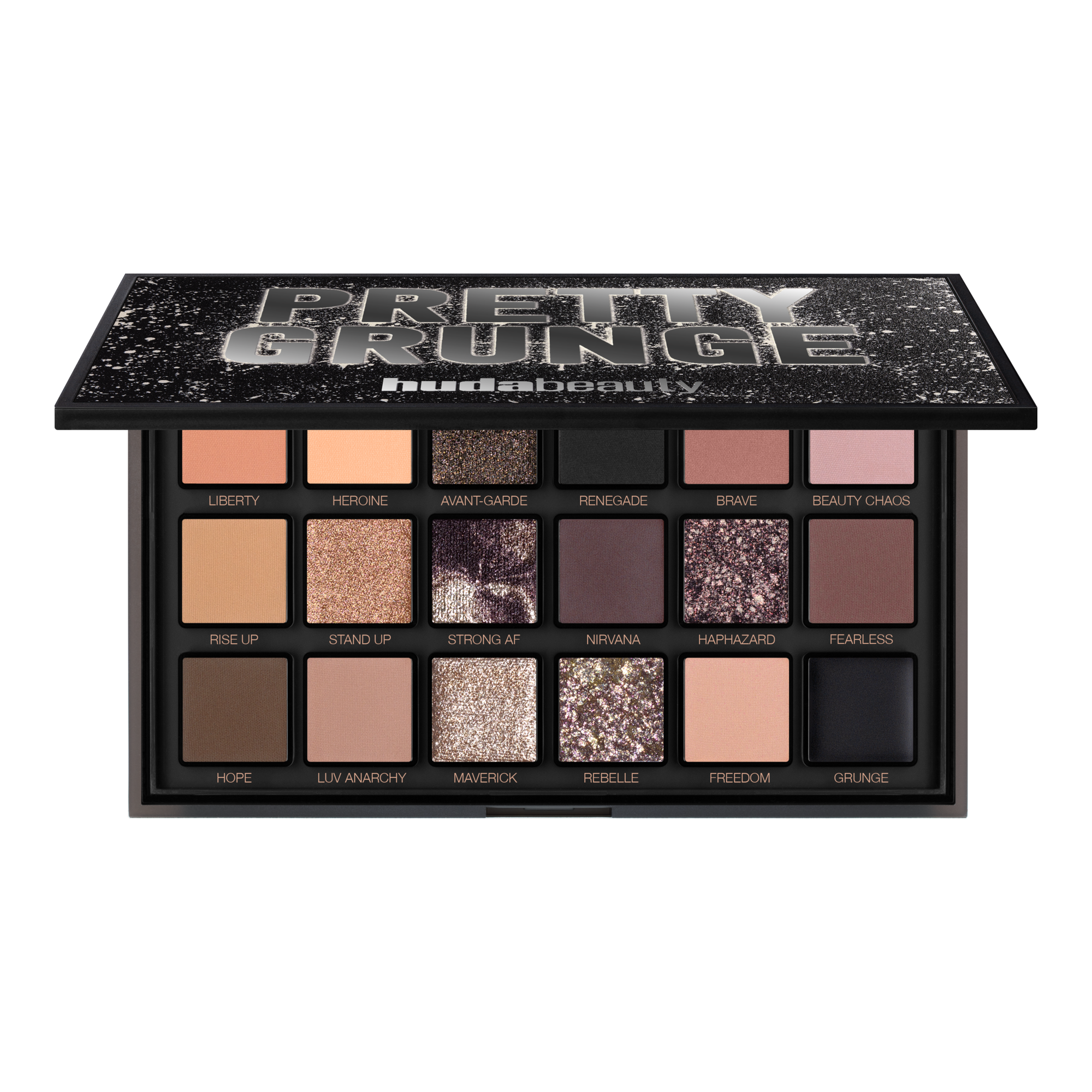 Huda Beauty Pretty Grunge 18W Eyeshadow Palette