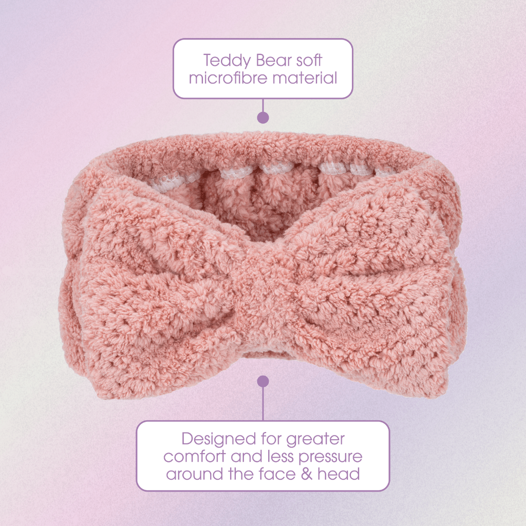Manicare Headband Pink Skincare Headband