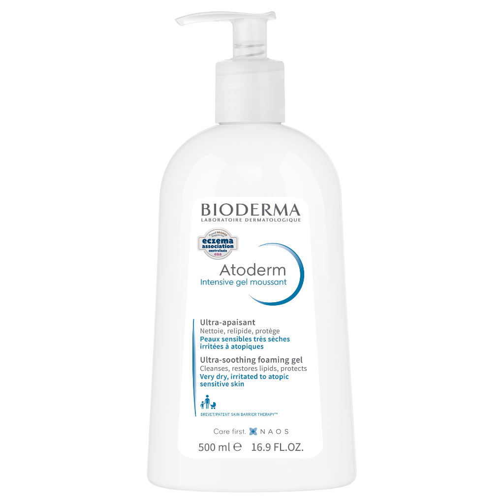 Bioderma Atoderm Intensive Gel Moussant Ultra-Soothing Foaming Body Wash Cleanser 500ml