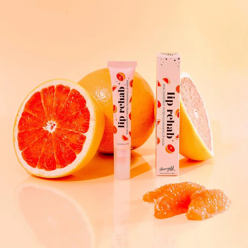 Barry M Lip Rehab - Pink Grapefruit Tinted Nourishing Lip Mask