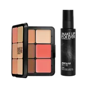 Make Up For Ever HD SKIN Palette H1 & Fix and Mist Matte Bundle  by MAKE UP FOR EVER