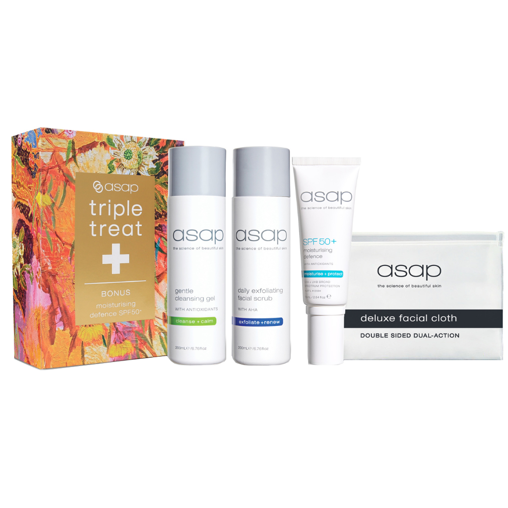 asap Triple Treat + bonus moisturising defence SPF50+ by asap