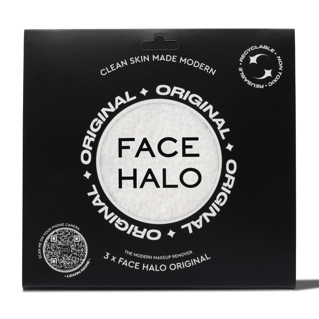 Face Halo Original 3 Pack EcoFriendly Makeup Remover