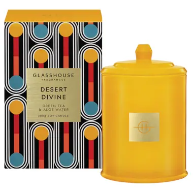 Glasshouse Fragrances Desert Divine 380g Soy Candle 
