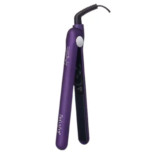Glister Midi- Hybrid Flat Iron Hair Straightener 22mm - Ultra Violet