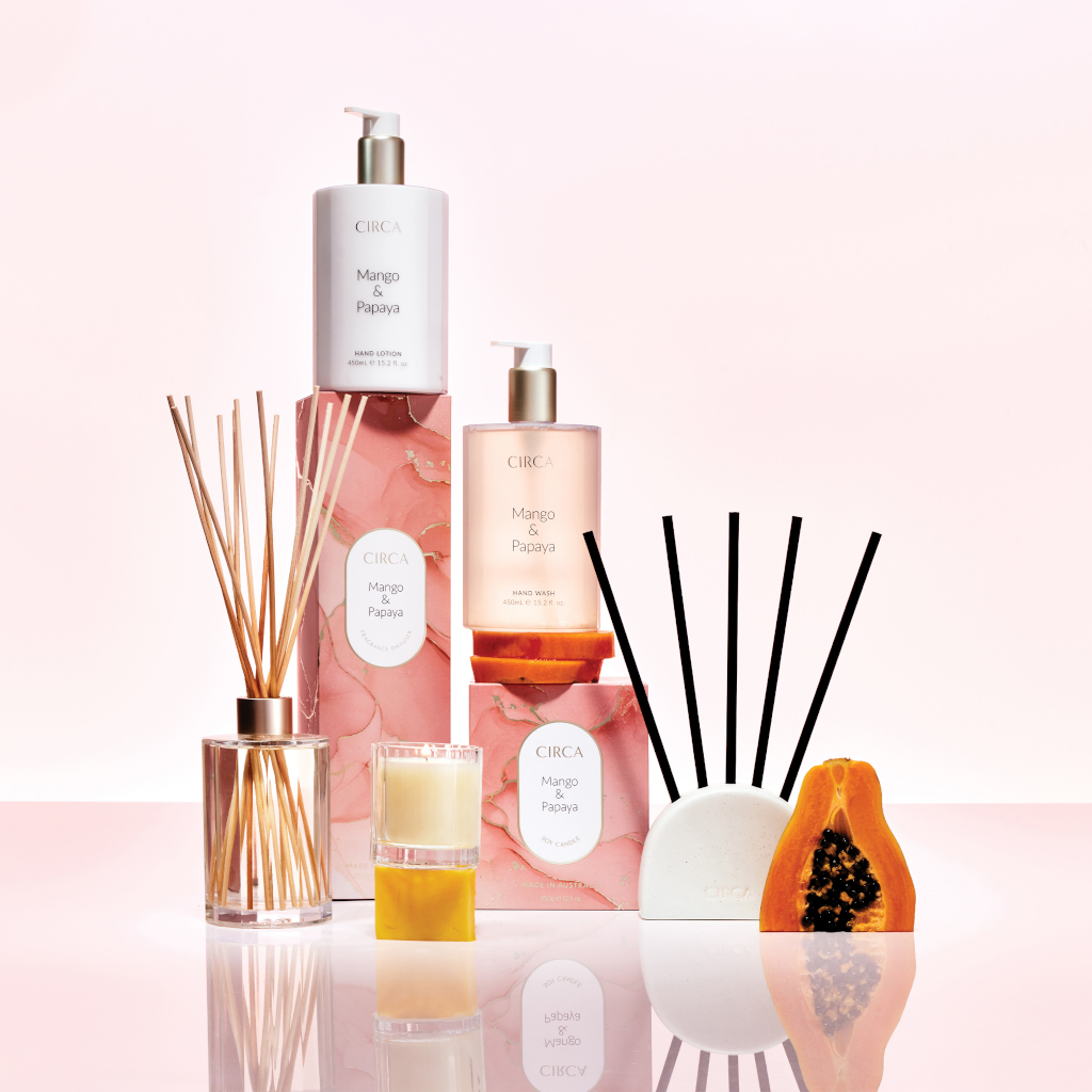 CIRCA Mango & Papaya Candle 350g CIRCA Mango & Papaya Adore Beauty