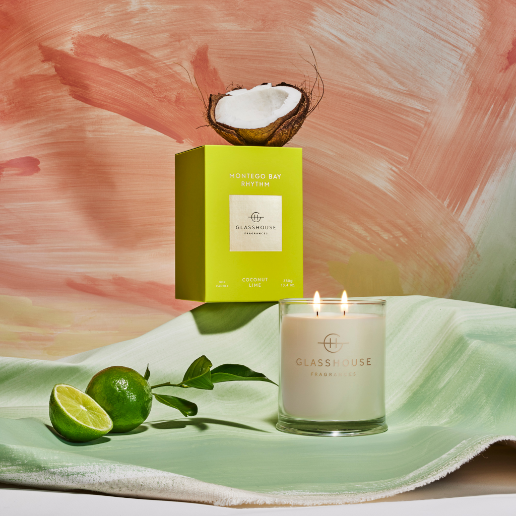 Glasshouse Fragrances MONTEGO BAY RHYTHM 380g Soy Candle