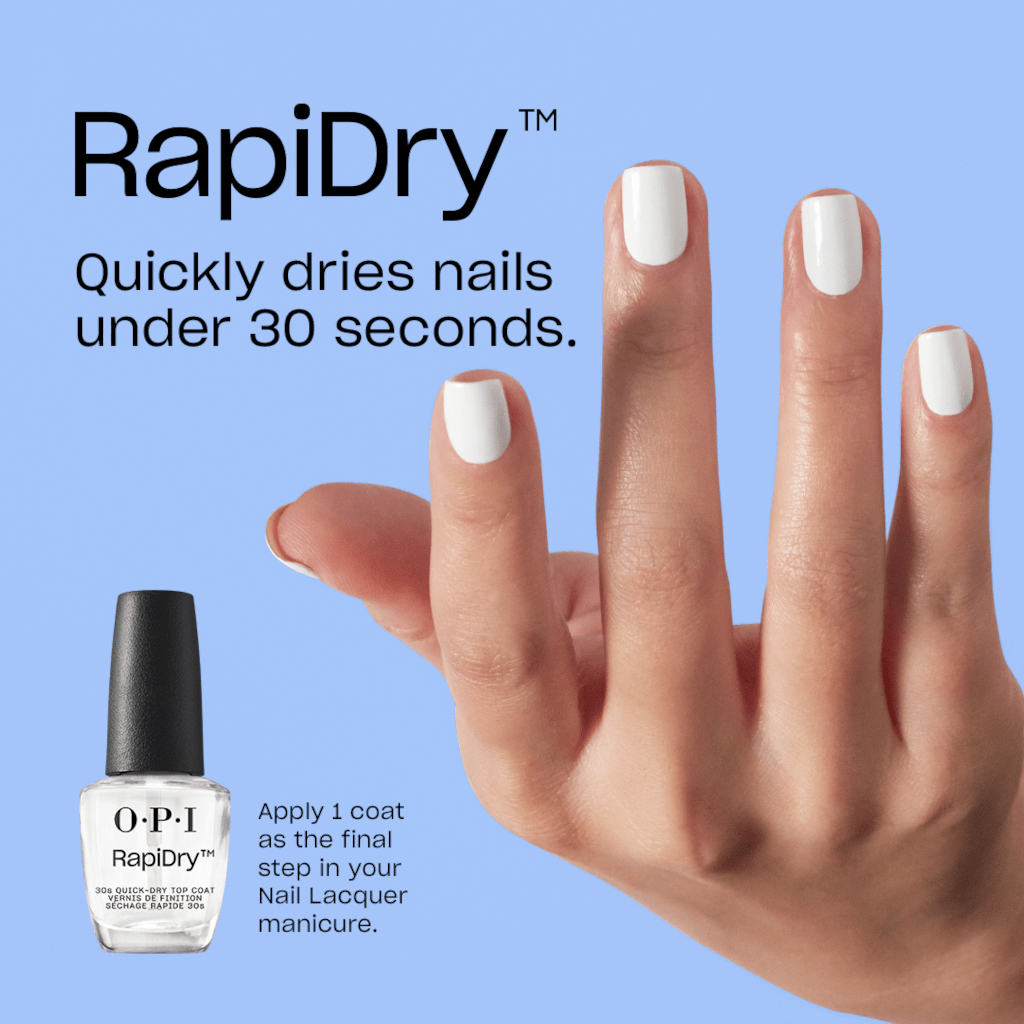 OPI RapiDry Top Coat Quick dry top coat Adore Beauty