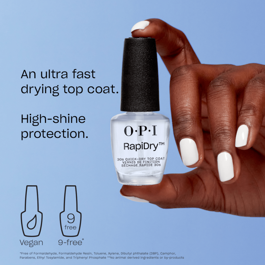 OPI RapiDry Top Coat Quick dry top coat Adore Beauty