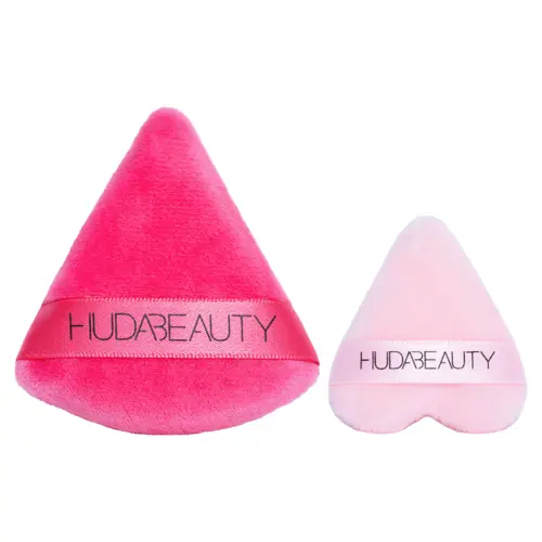 Huda Beauty Mini and Medium Powder Puff Set 2xPack
