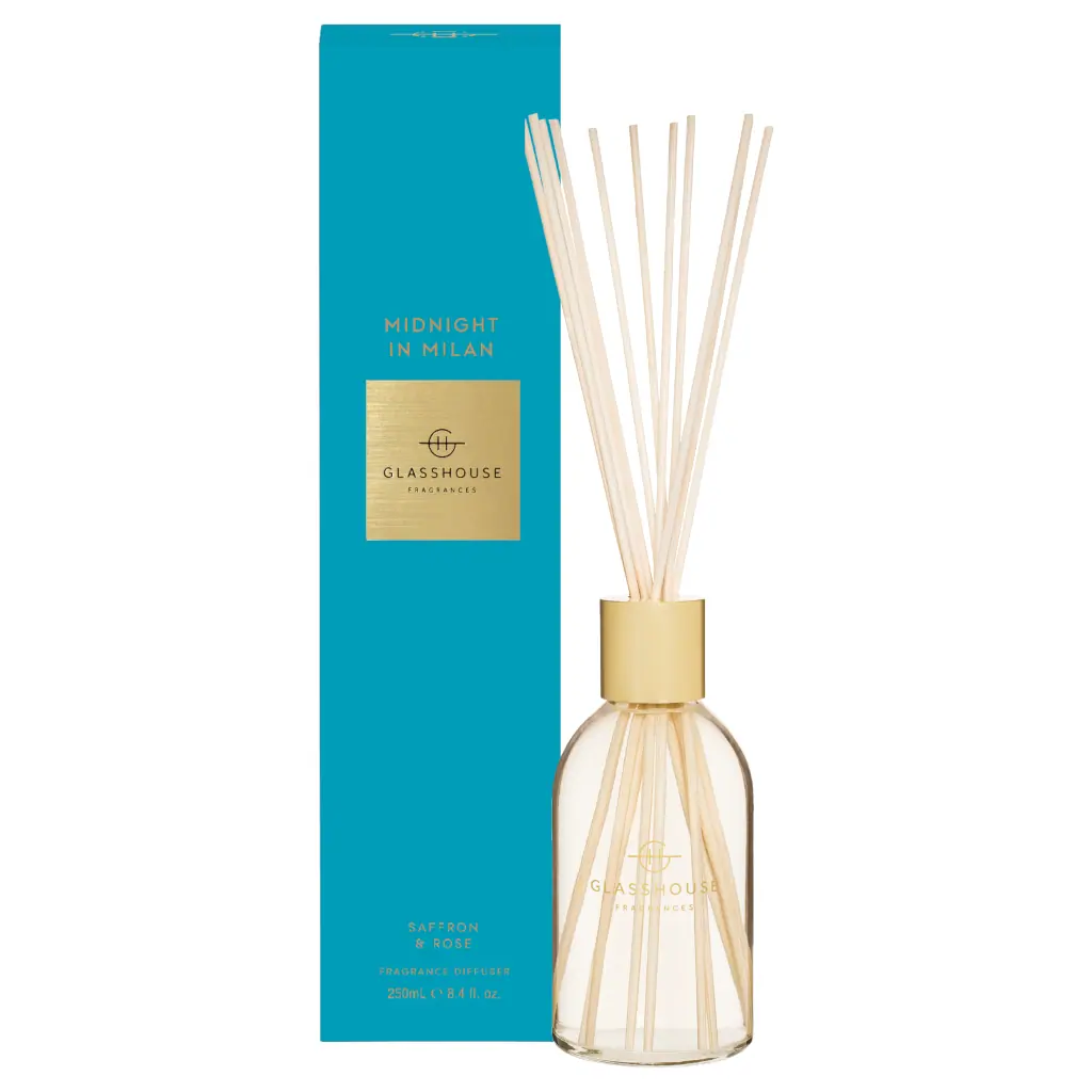 Glasshouse Fragrances Midnight in Milan 250mL Fragrance Diffuser