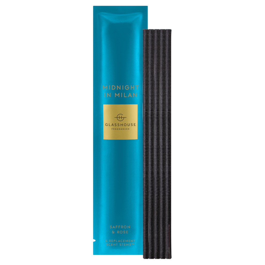 Glasshouse Fragrances Midnight in Milan Scent Stem Refill