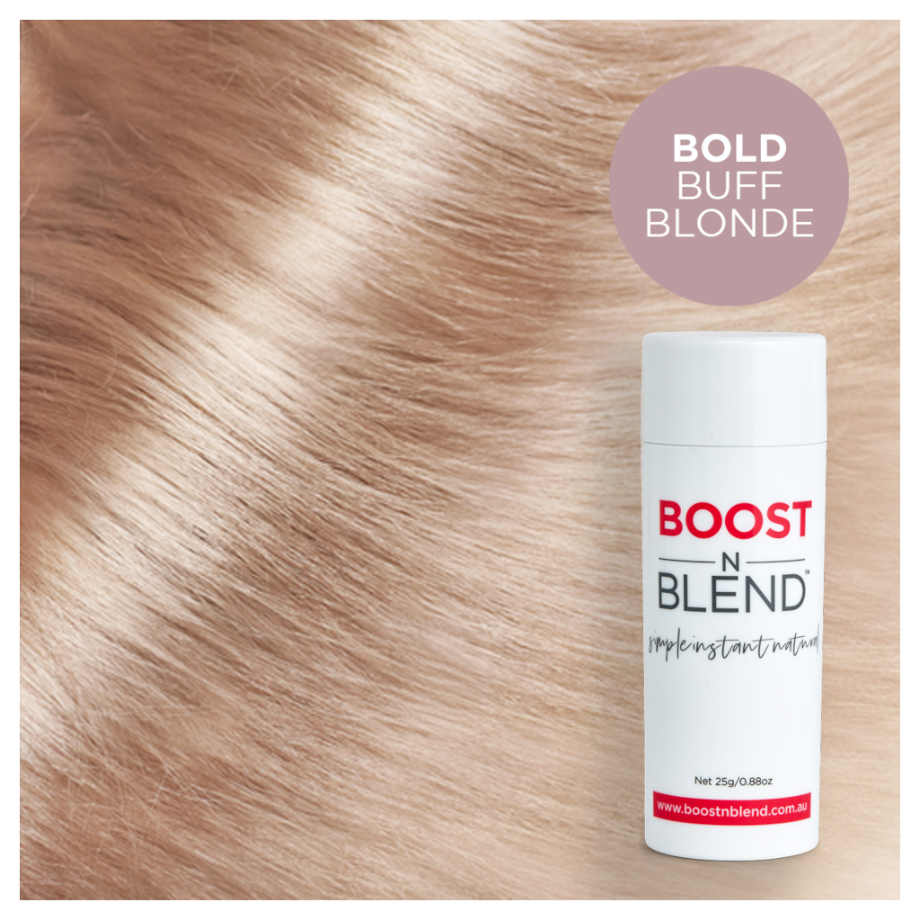 Boost N Blend Blonde Bold Buff Hair Loss Fibers 25g