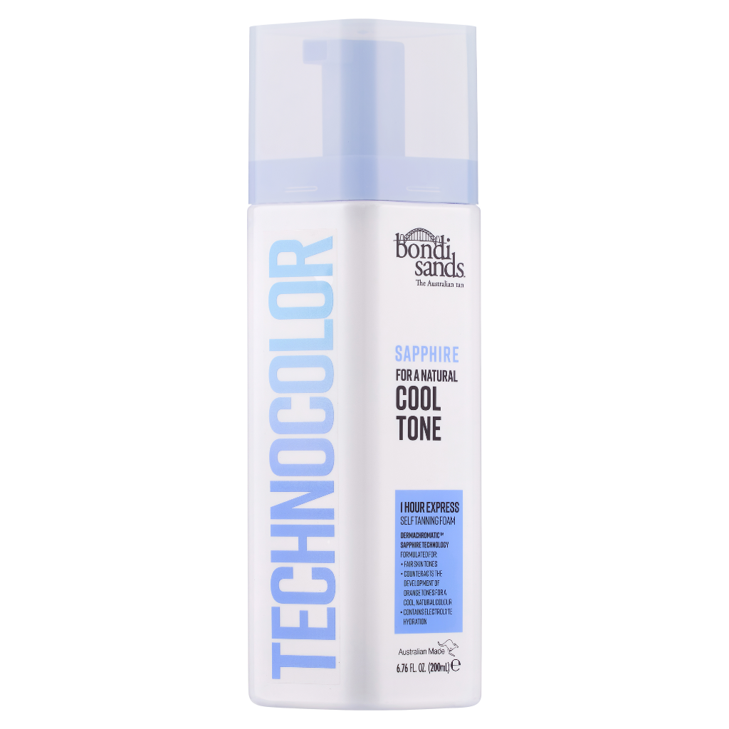 Bondi Sands Technocolor 1 Hour Express Self Tanning Foam Sapphire 200ml