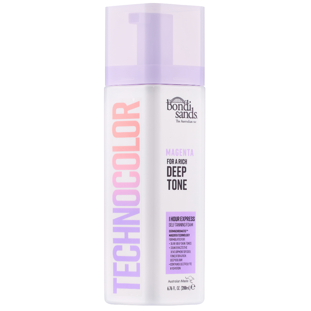 Bondi Sands Technocolor 1 Hour Express Self Tanning Foam Magenta 200ml