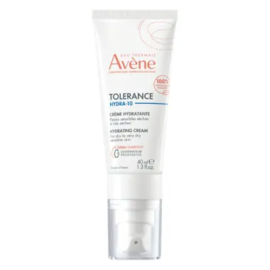 Avène Tolerance Hydra-10 Hydrating Cream 40ml - Hyaluronic Acid Moisturiser