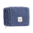 Coco & Eve Blue-Grey Fluffy Pouch - Buy 2 AU + NZ