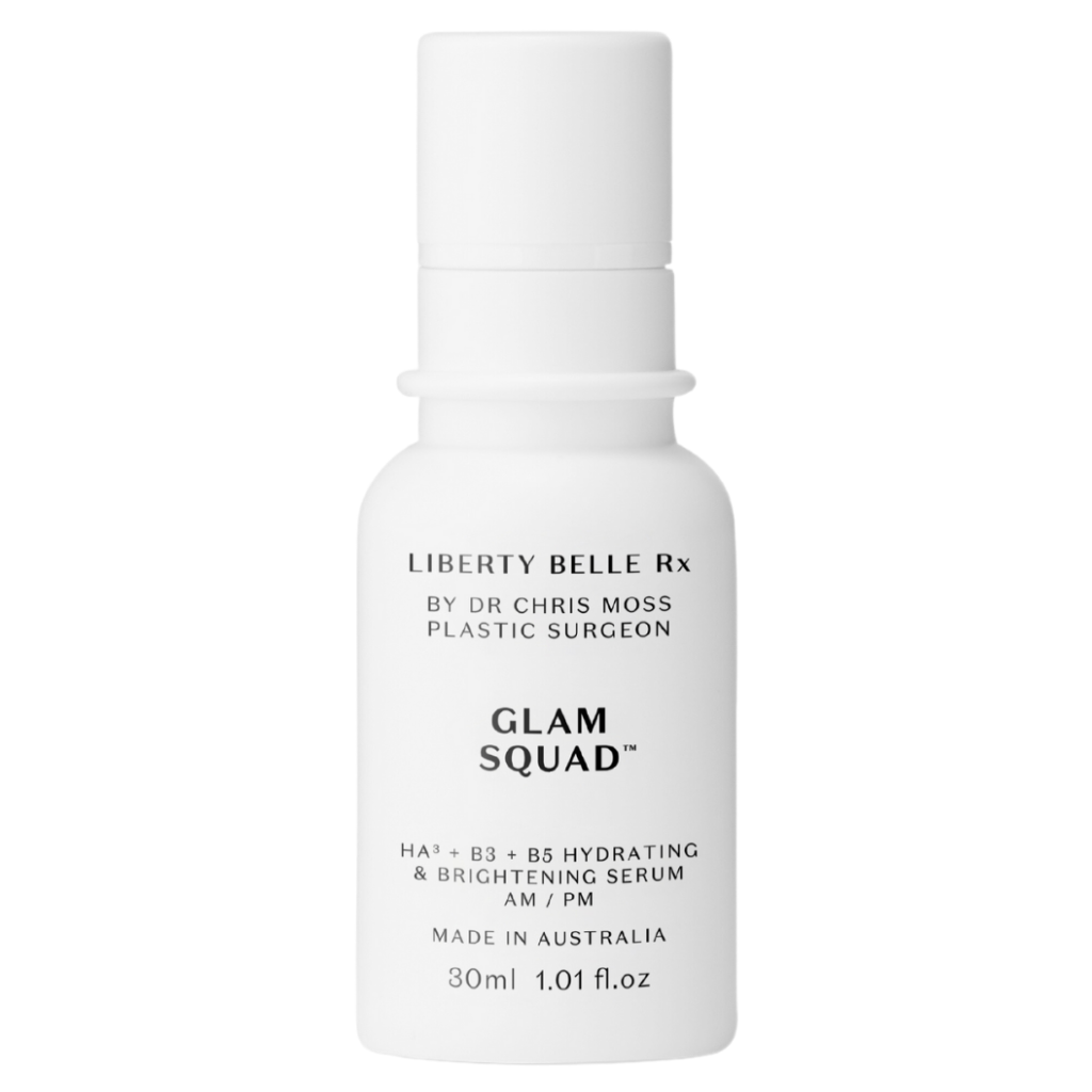 Liberty Belle Rx by Dr Moss GLAM SQUAD® Hyaluronic Acid Hydrating & Brightening Serum - 30ml