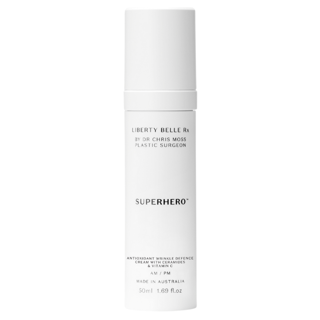 Liberty Belle Rx by Dr Moss SUPERHERO® Antioxidant Wrinkle Defence Cream with Vitamin C - 50ml