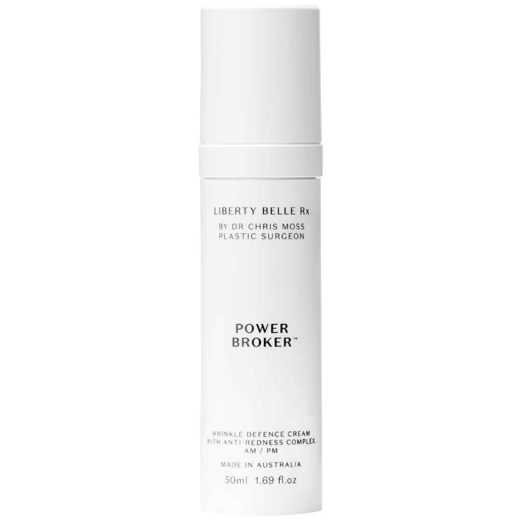 Liberty Belle Rx by Dr Moss POWER BROKER® Anti-Red Wrinkle Defence Cream with Squalane - 50ml