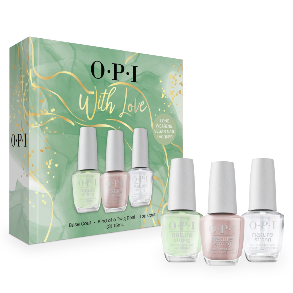 OPI Nature Strong Trio Gift Set - Base Coat, Kind Of A Twig Deal, Top Coat by OPI