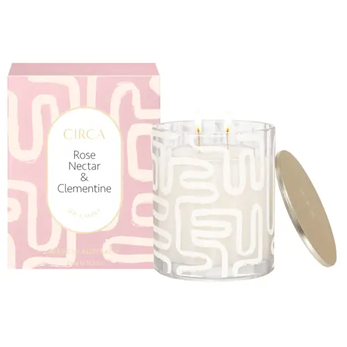 CIRCA 350g Candle - Mother's Day - Rose Nectar & Clementine - 24