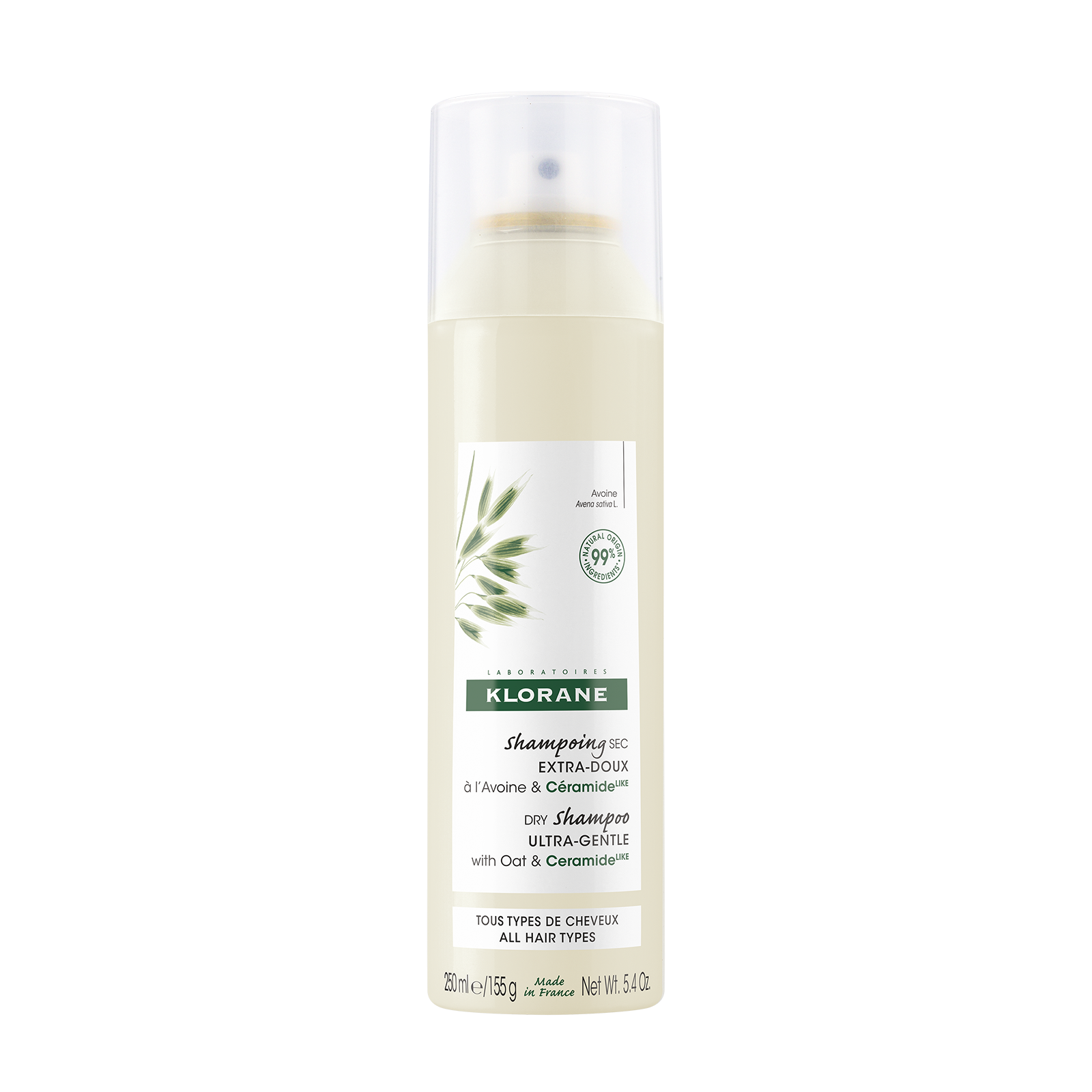 Klorane Dry Shampoo with Oat and CERAMIDE LIKE 250ml