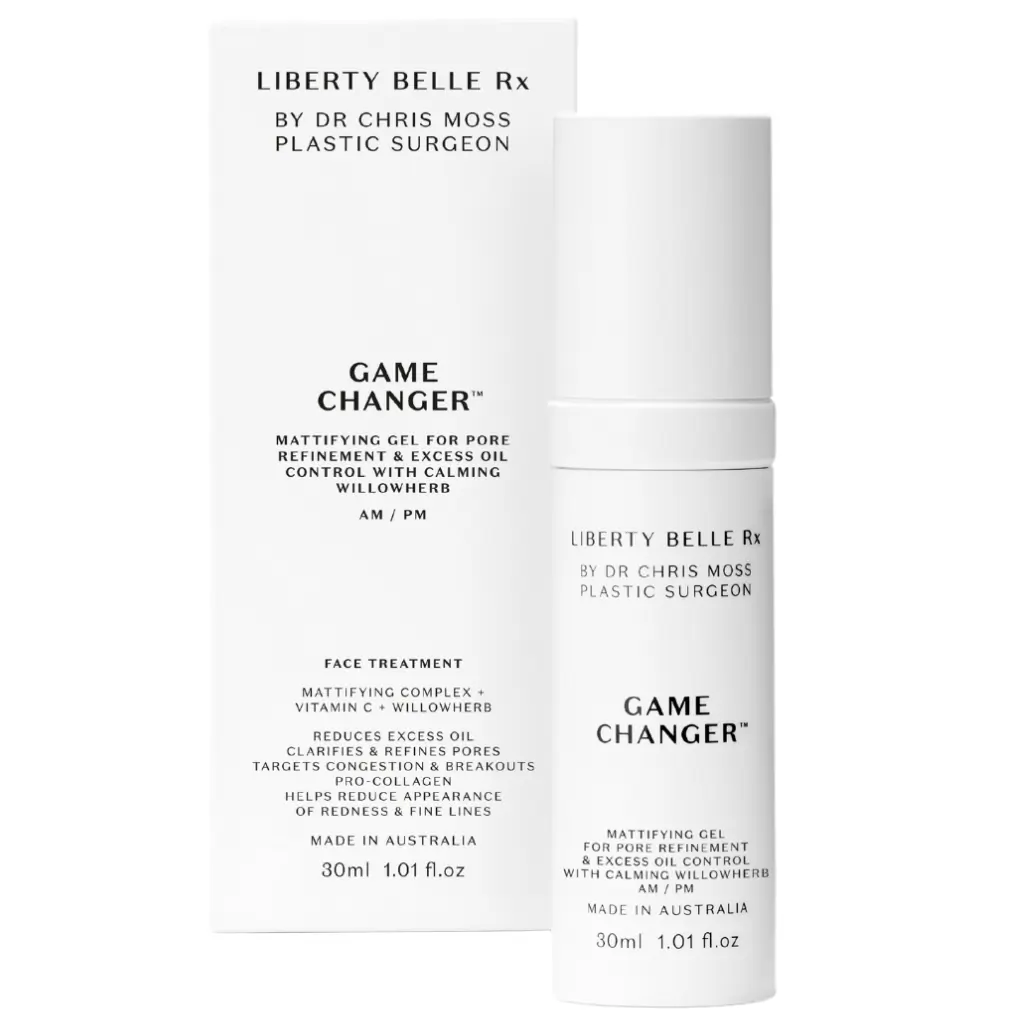 Liberty Belle Rx by Dr Moss GAME CHANGER® Pore Refining & Mattifying Gel With Vitamin C - 30ml