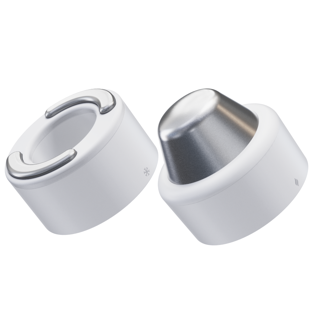 Therabody TheraFace Hot & Cold Rings - White