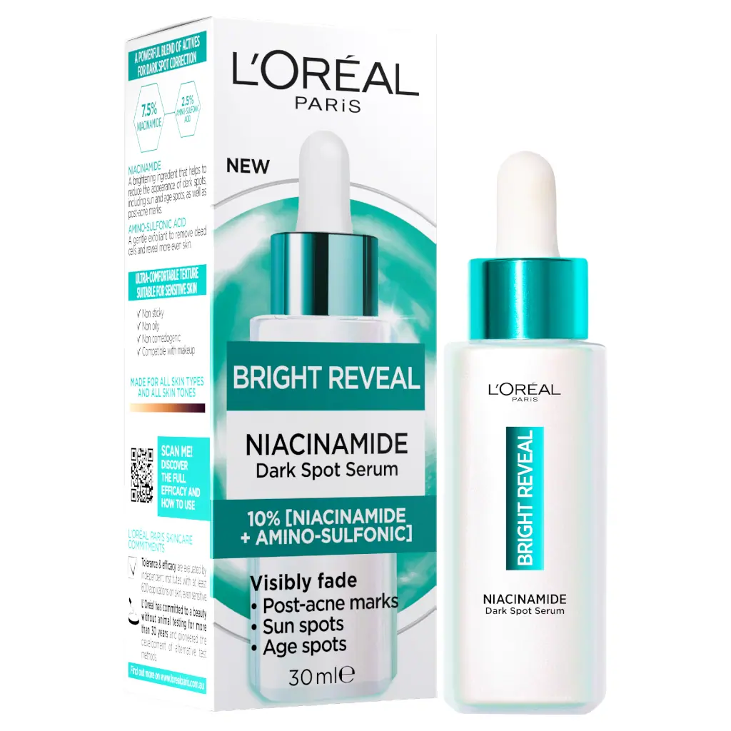 L'Oréal Paris Bright Reveal 10% [Niacinamide + Amino-Sulfonic Acid] Dark Spot Serum