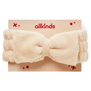 Allkinds Fluffy Bow Headband - Peach