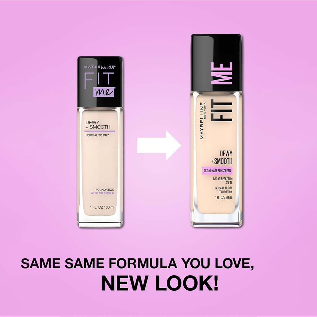 Maybelline Fit Me Dewy + Smooth Liquid Foundation SPF 18 30ml