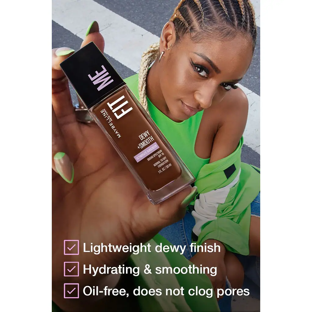 Maybelline Fit Me Dewy + Smooth Liquid Foundation SPF 18 30ml