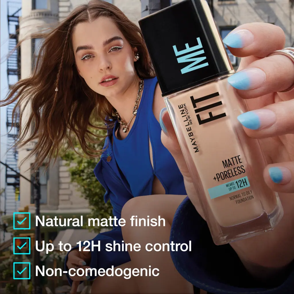 Maybelline Fit Me Matte + Poreless Liquid Foundation 30ml