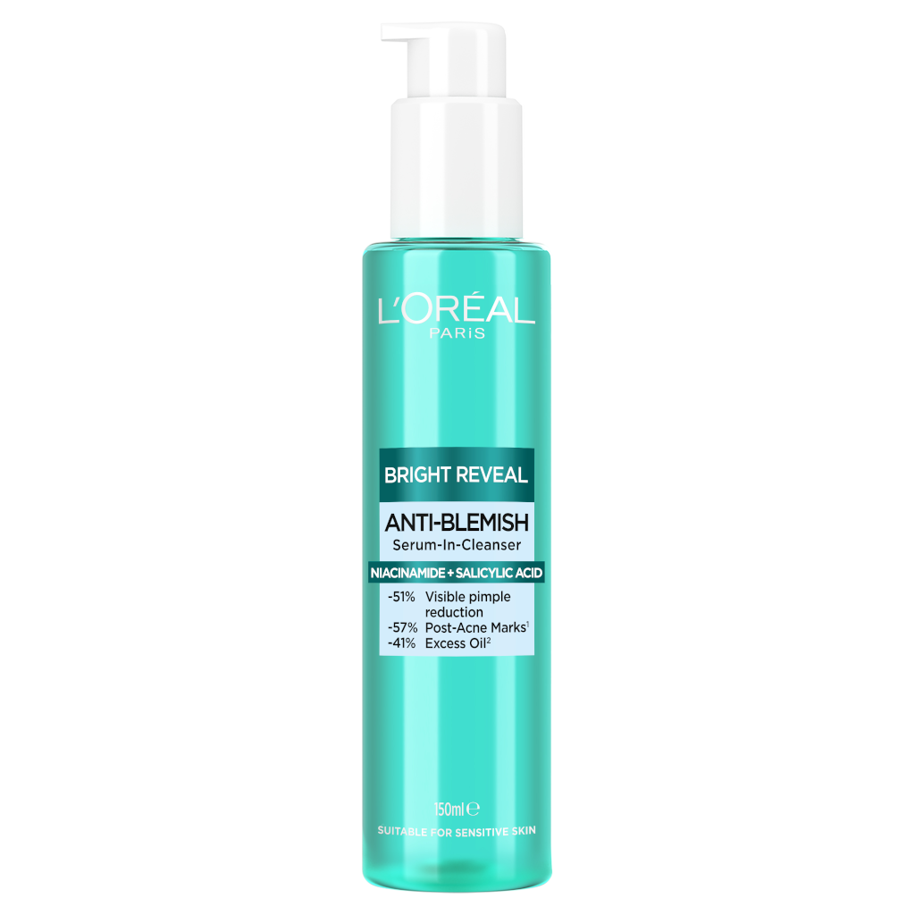 L'Oréal Paris Bright Reveal Niacinamide + Salicylic Acid Dark Spot Cleanser 150ML
